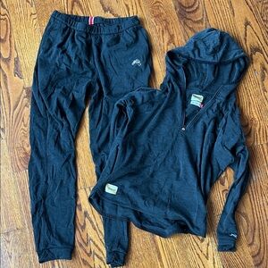 Tracksmith Gray tracksuit